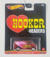 Hot Wheels Hooker Headers Custom 77 Dodge Van Red NOC