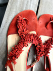 Kate spade red suede sandals sz 7.5 — photo 2
