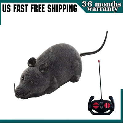Wireless Remote Control RC Rat Electronic Mouse for Cat Dog Pet Toy Novelty/
