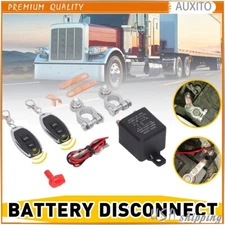 12V Universal Wireless Remote Control Car Battery Disconnect Relay CutOff Switch