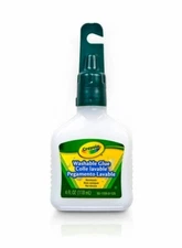 1 TUBE CRAYOLA WASHABLE GLUE NONTOXIC, 4oz