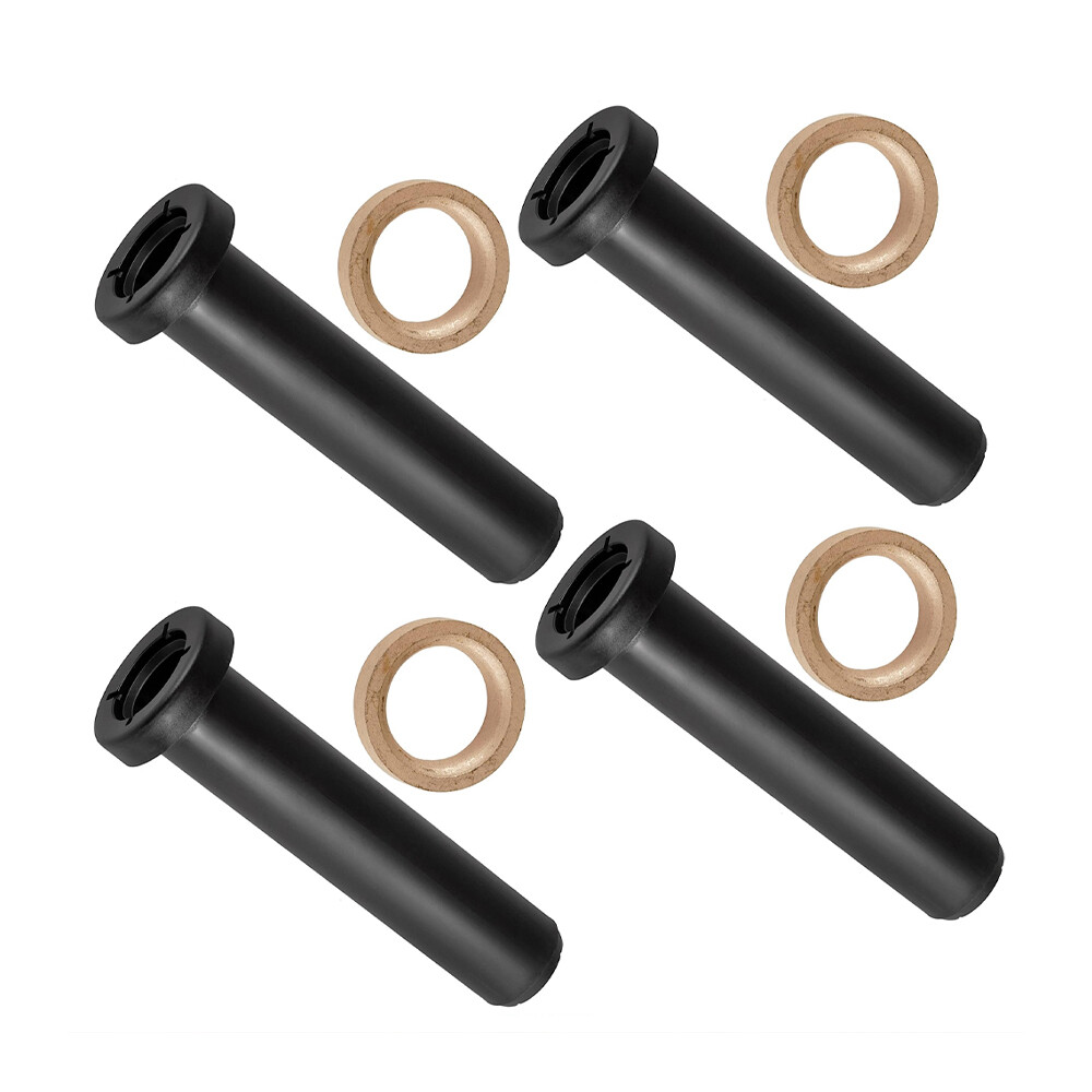 4 Bujes Largos De Brazo Delantero A Con Espaciador De Repuesto Negro - Foto 5