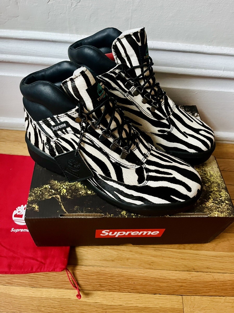 Supreme×Timberland fieldboot black Supreme Timberland Field Boot Black | Grailed