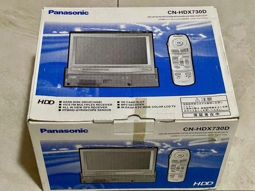 Panasonic HDD CAR NAVIGATION SYSTEM WITH IN-DASH 6.5V WIDE COLOR LCD TV