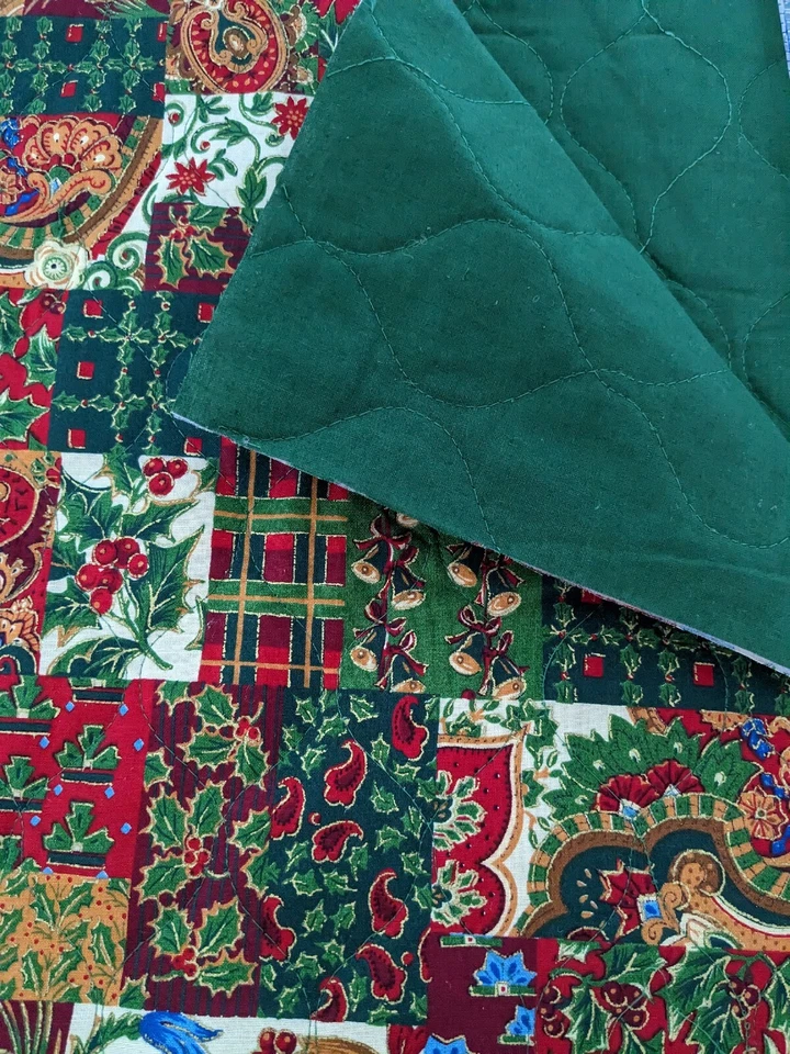 Vintage Joan Messmore-Cranston - Holiday Holy Berries, Pinecones, Bells Patches - Image 3 of 4