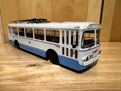 ZIU 5G Russian Soviet/USSR City TrolleyBus handmade by Vector Models.