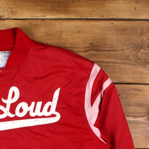 Vintage Russell Athletic Varsity Jacket 2XL Bomber Red - Picture 7 of 9