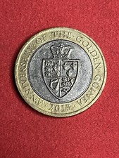 (MINTING ERROR) Anniversary of the Golden Guinea 2 pound coin 2013
