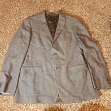 Michael Kors Gray Blazer Modern Fit Two Button Closure Men's