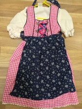 Dirndl Kleid Tracht Bayern Bluse Schürze 110 116