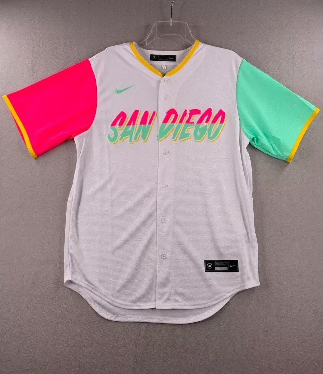 San Diego Padres Nike City Connect Jersey Men's Large 2023 MLB SD Slam  Diego New