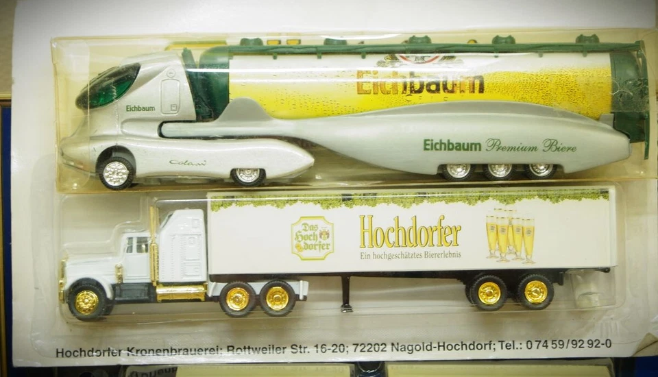 1:87 Raccolta 4 Pezzo Autocarro´S Zum Ausschmücken Vostra Anlage. Werbetrucks - Immagine 2 di 4