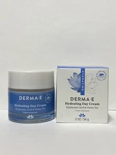 Derma E Hydrating Day Cream With Hyaluronic Acid & Green Tea (2oz / 56g) NEW