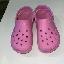 CROCS Classic Unisex Adult Clogs Pink Slip-On Size Men's 6Women's 8