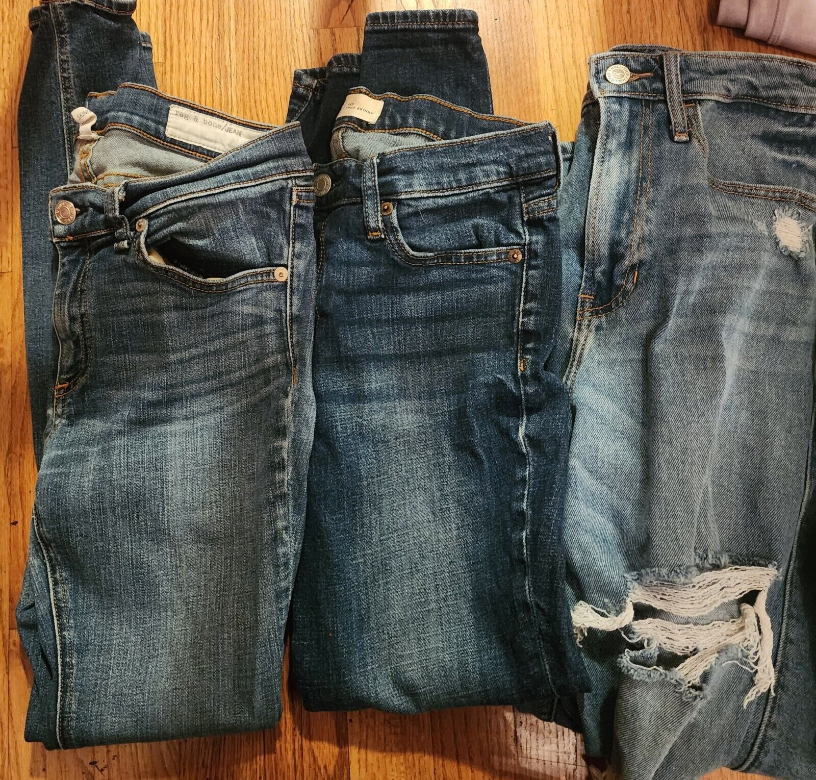Lot Of Jeans & Leggings. Size 26,27,28 - image 3