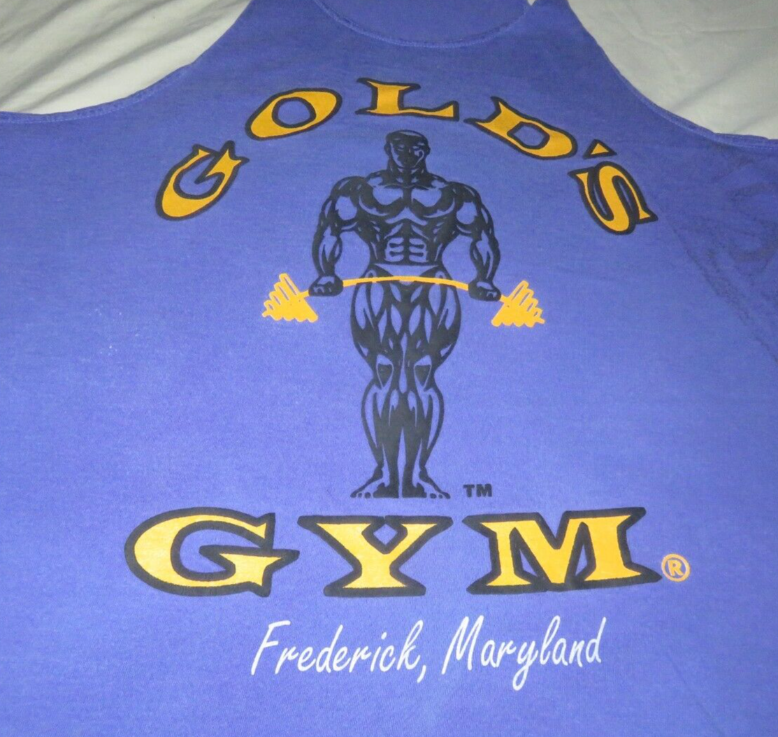 Gold's Gym Frederick, Maryland Purple Men's Size XL (46) Tank Top eBay