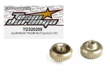 Team Durango TD320209 Aluminum Thumb Nut Olive DEX210 v2 v3 DESC210R DEST210R