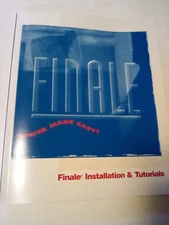 Finale Installation & Tutorials 1997 Windows Coda Music Technology First Print