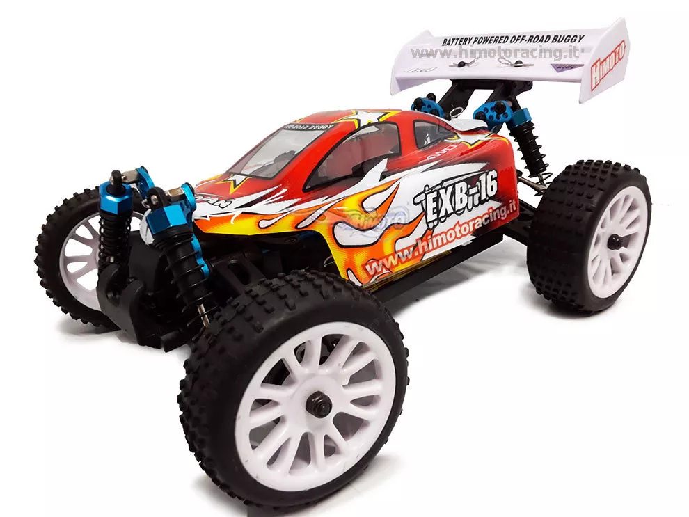 AUTO ELETTRICA RC 380 RADIOCOMANDATA 2.4GHZ BUGGY EXB 16 4WD 1 16