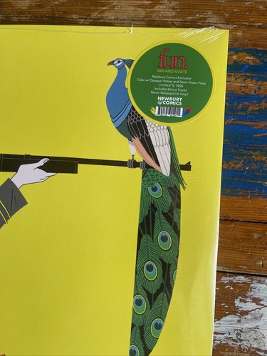SPASS. Aim And Ignite 2LP limitiert klar mit gelb & grün Twist Vinyl brandneu - Bild 2 von 5
