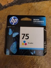 HP 75 OEM Genuine Tri-Color Ink Cartridge NEW