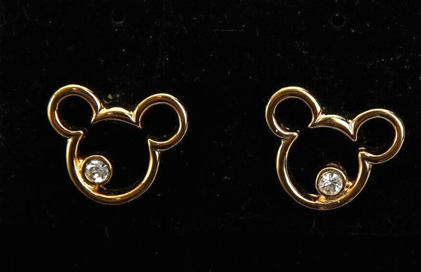 Gold Tone Mickey‎ Mouse with Mouse Ears Shape Dia W 50 Year Anniversary Mickey Mouse Ears - ID  main image 3