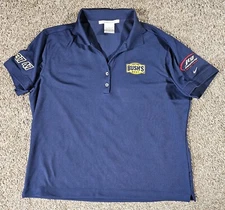 NASCAR #37 47 Bush’s Best Beans JTG Racing Team Nike Dri-Fit Polo Womens XL