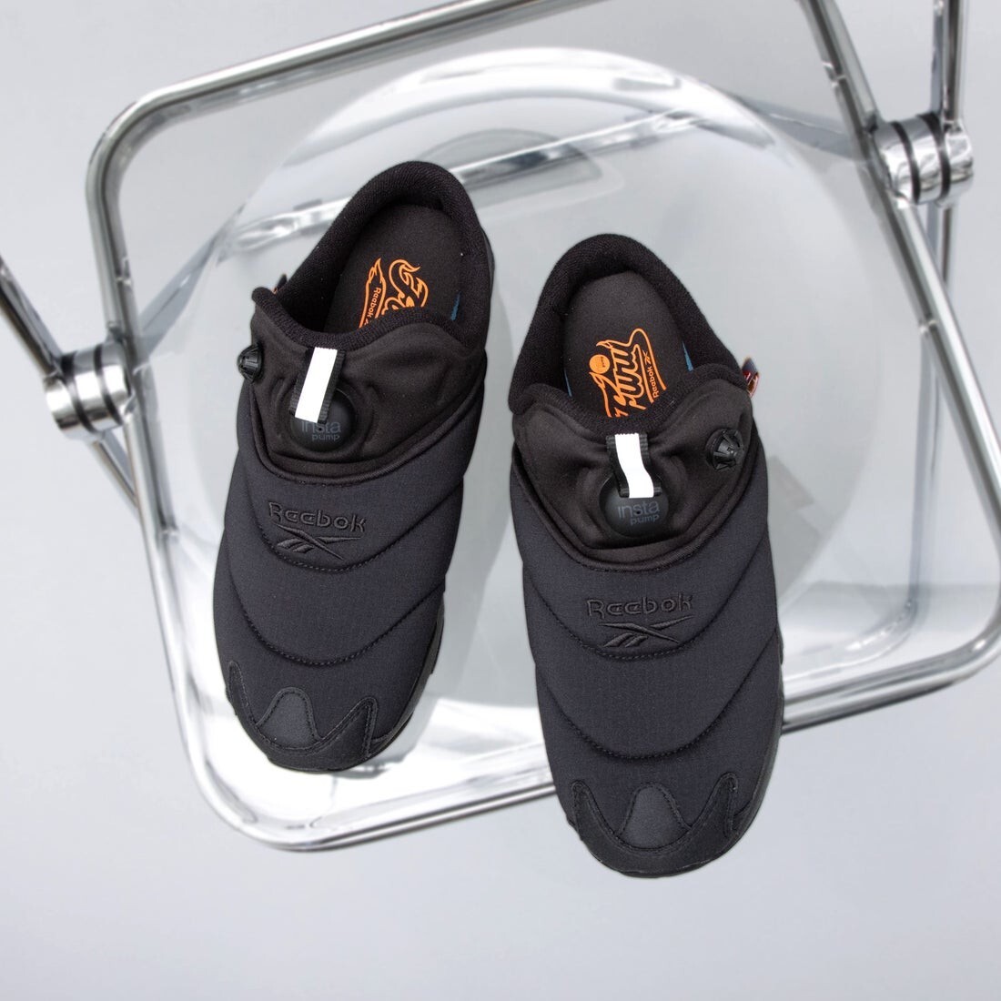 Reebok Instapump Fury Mules 100202693 Black | eBay