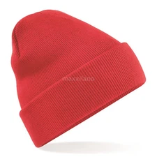 Men Hat Ribbed Solid Plain Knit Ski Cap Warm Beanie Skull Winter Cuff Hats US