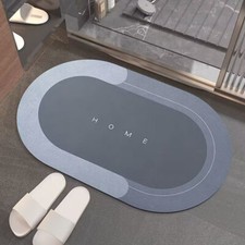 Absorbent Soft Bath Mat Bathroom Shower Rug Floor Carpet Non Slip Safe Quick Dry