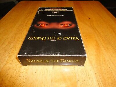 John Carpenter's Village of the Damned - Screener Copy w/early, unused  cover artwork. Bottom print reads: THIS DOES NOT REPRESENT FINAL  VIDEOSLEEVE ART : r/VHS