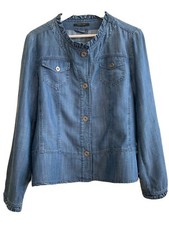 Barbara Lebek Jacket Denim Size 14
