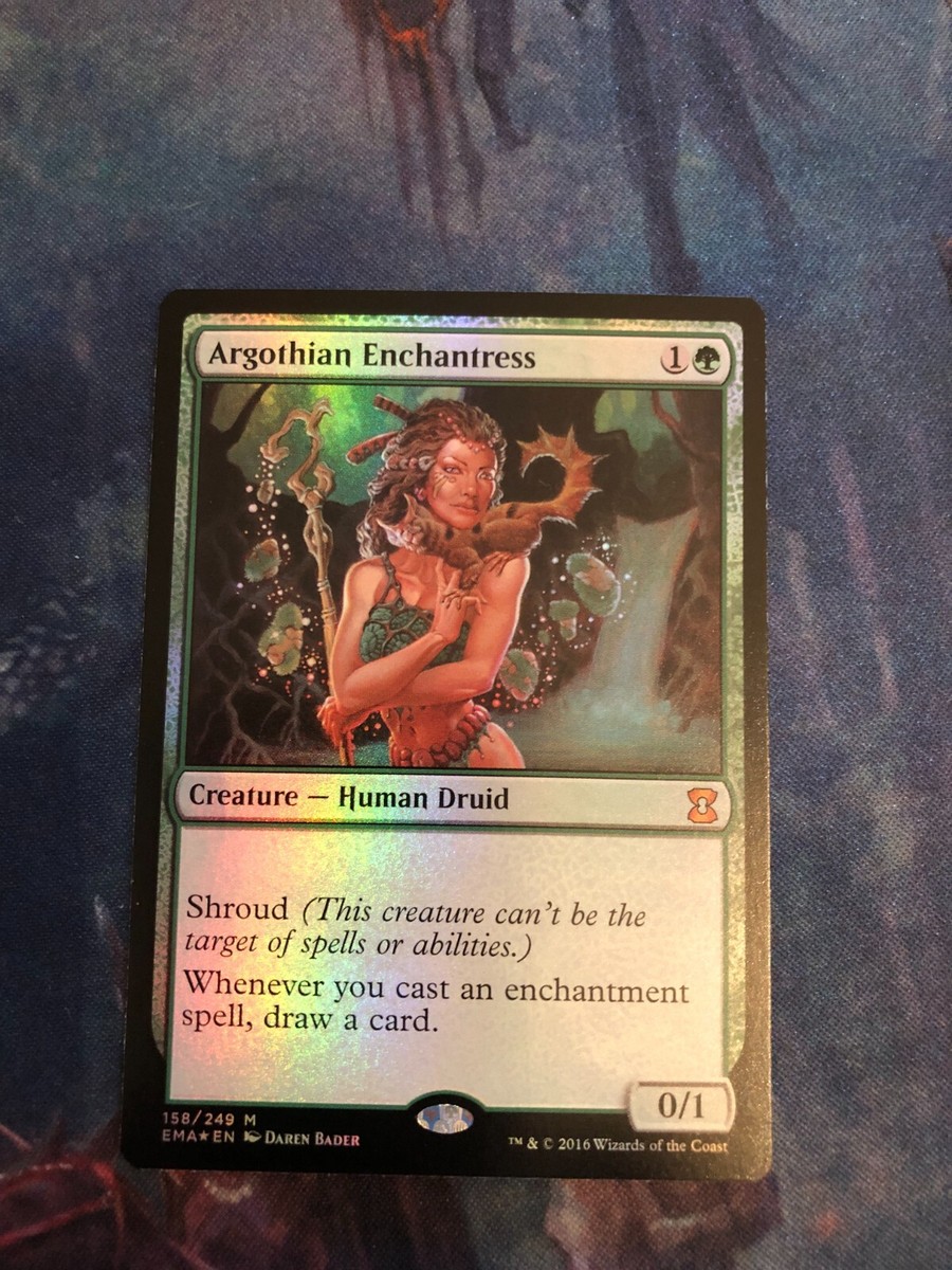 MTG FOIL Argothian Enchantress Eternal Masters Magic the Gathering