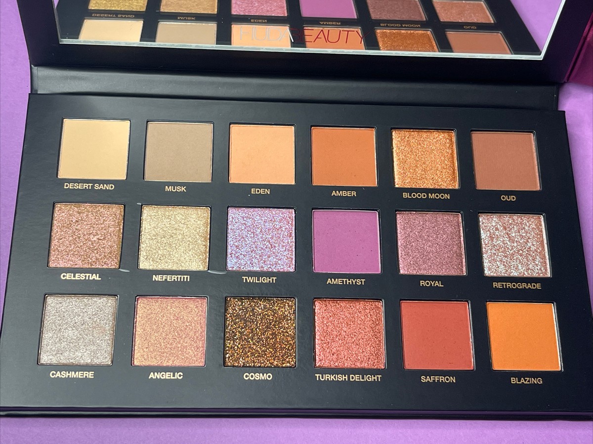 アイシャドウパレット HudaBeautyDesert Dusk Palette Huda Beauty DESERT DUSK Eyeshadow Palette NIB Matte Shimmer 18