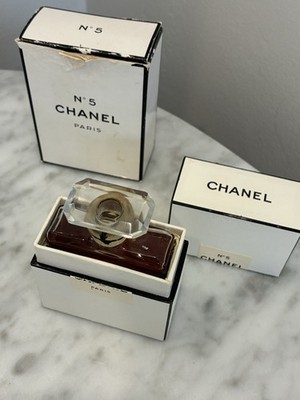 Vintage Chanel No 5 Extrait Pure Parfum P.M. 201 Paris 1oz. Sealed