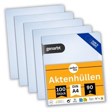 perfect line 100 Aktenhüllen A4 90µ genarbt...