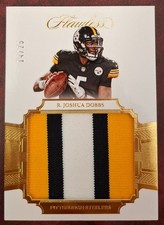 2017 Flawless R.Joshua Dobbs RC Patch Steelers !!