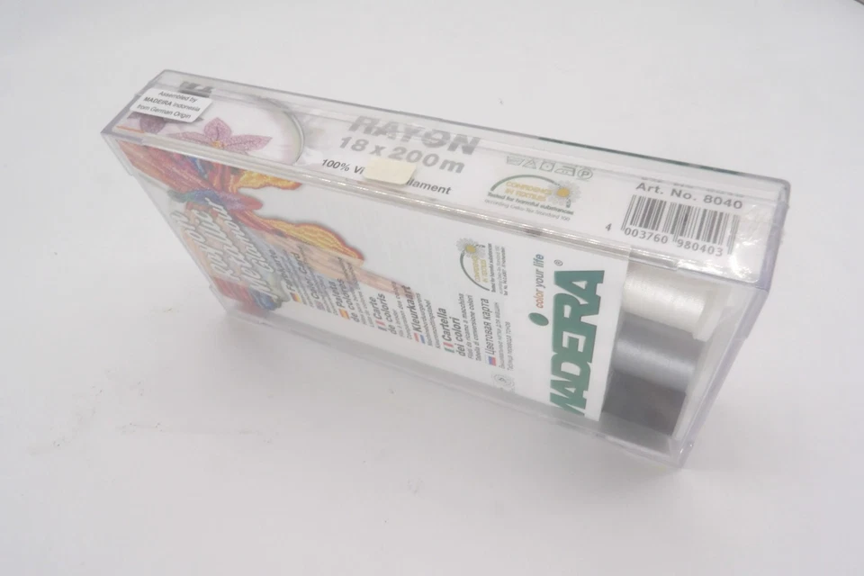 Madeira 18 Spool Rayon Embroidery Thread Set - Image 3 of 4