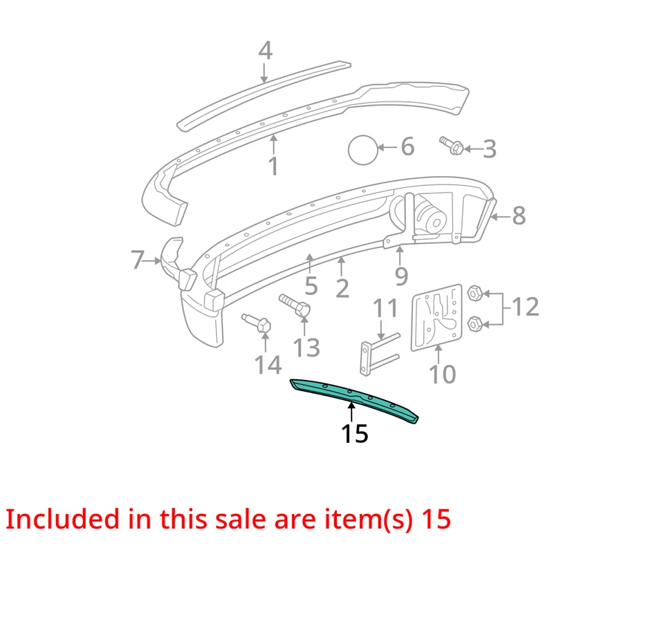 ПОДХОДИТ ДЛЯ 2005-2008 DODGE RAM 3500 RAM 2500 ПЕРЕДНИЙ БАМПЕР ПАНЕЛЬ 55077840AA - НОВЫЙ OEM - Изображение 2 из 3
