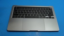 MacBook Pro 13" A2338 2020 MYDA2LL/A Top Case Palmrest w/Battery Gray 661-18432