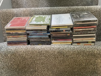 Huge Bundle joblot Of 50 Assorted Indie , Rock & Pop CD Albums Used As Pictured