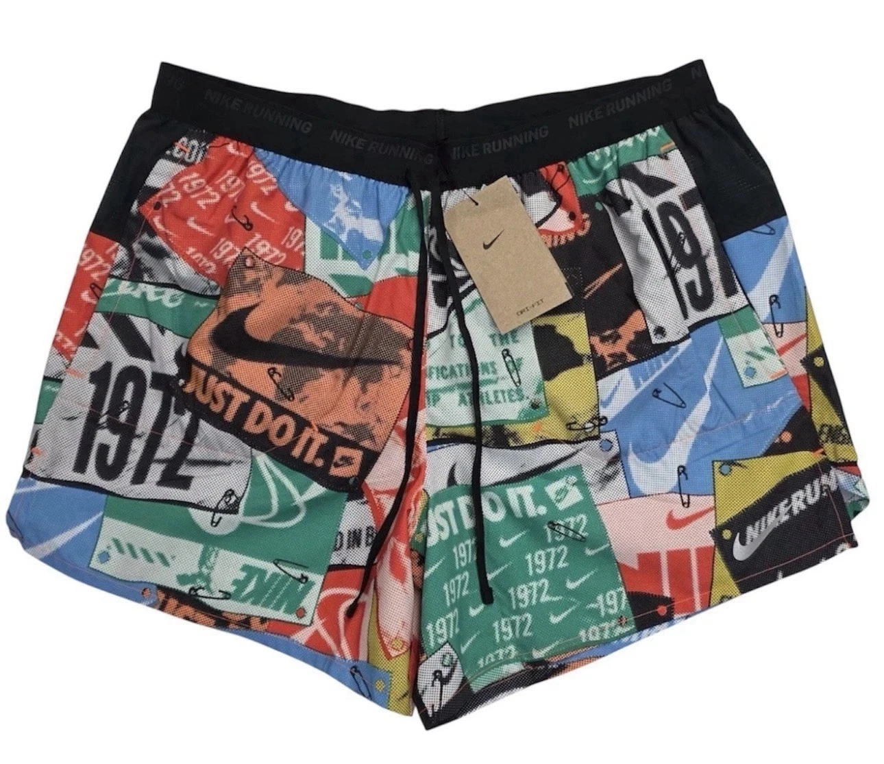 Nike Mens Dri-FIT Stride Run Energy 5" Running Lined Shorts HJ4162-803 Size L