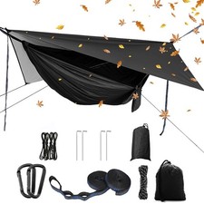 Best Portable Single Double Nylon High Strength Parachute Hammock Rainfly Set