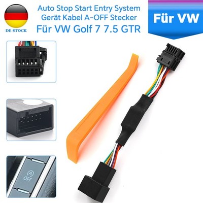 DE Für VW Golf MK7 7.5 Passat B8 Stop Start Motor System Kabel Eliminator Plug