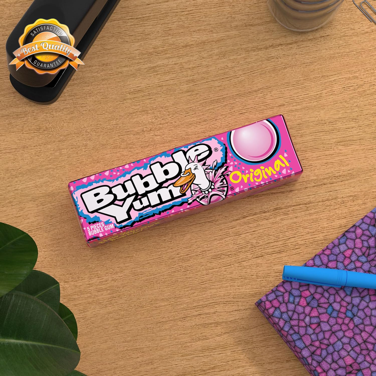 Bubble Yum Original Gum 18 Pack 5 Ct per of 9 034000711147 for