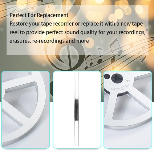 For Pioneer PR85 Compatible Lightweight 7 Inch Empty Aluminum Sound Reels - Bild 4 von 16