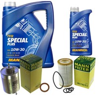 Inspektionspaket 6L Mannol 10W-30 FüR Mercedes R230 500 350 R129 320 280