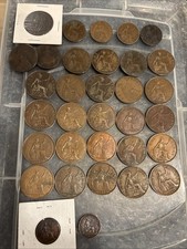 1899-1964 Great Britain UK Penny, Half penny, Farthing Lot. 1UK