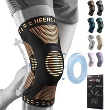 NEENCA Copper Knee Brace for Knee Pain, Knee Support with Patella Pad Side