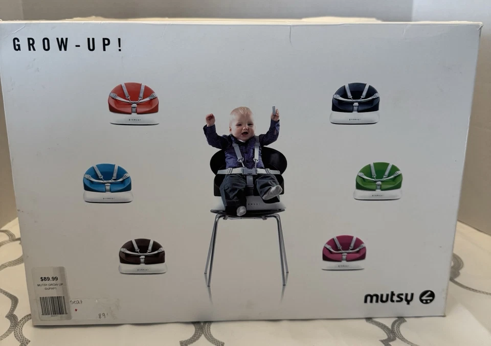 Mutsy 长大了! 幼儿椅石灰绿色全新带盒 — 第 3/3 张图片